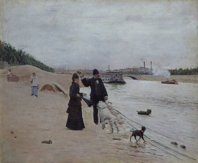 The banks of the Seine Jean Béraud