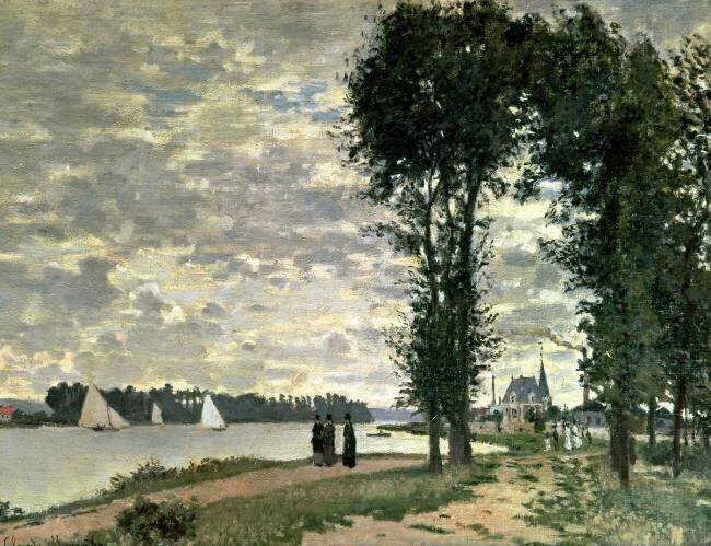 The Banks of the Seine at Argenteuil Claude Monet