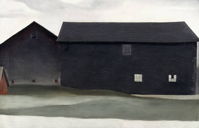 The Barns, Lake George, 1926 Georgia O'Keeffe