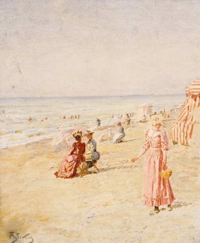 The Beach Alfred Stevens