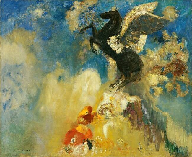 The Black Pegasus Odilon Redon