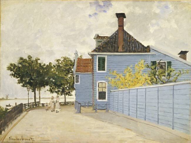 The Blue House Claude Monet