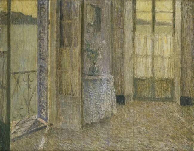 The Blue Room Henri Le Sidaner