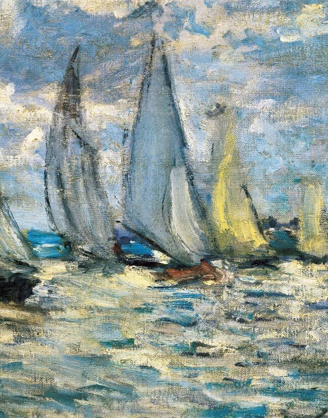 The boats or regatta in Argenteuil Claude Monet