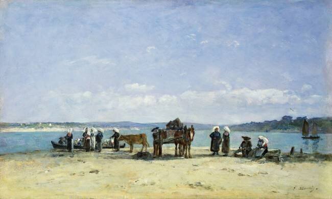 The Breton Fishermen's Wives Eugène Boudin