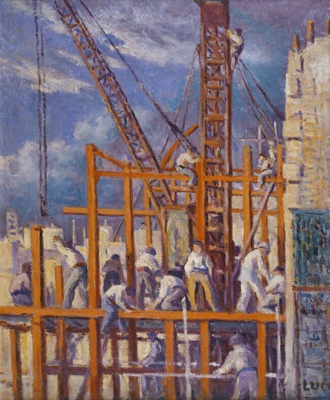 The Building Sites of Paris Maximilien Luce