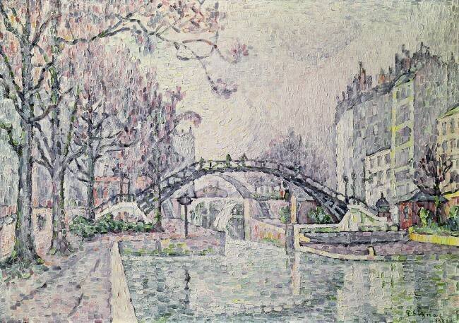 The Canal Saint-Martin Paul Signac