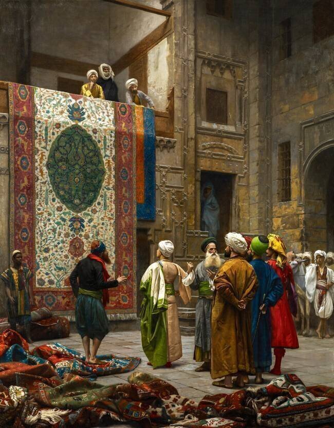 The Carpet Merchant Jean-Léon Gérôme