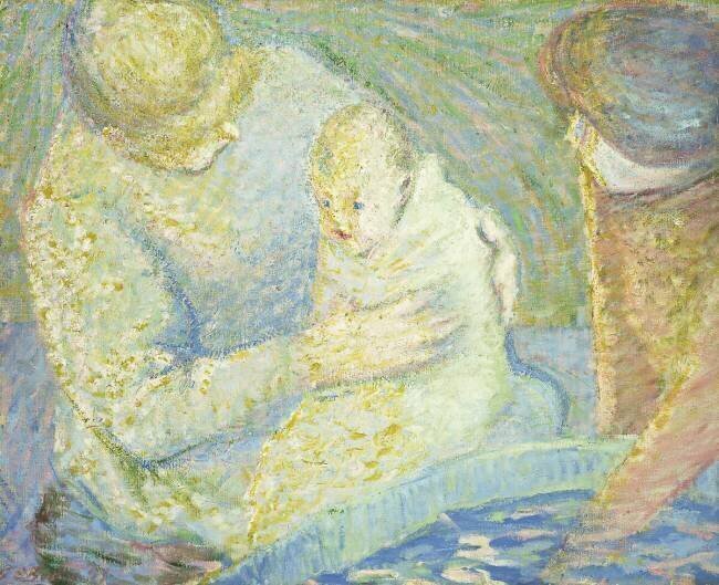 The Child Bathing Theodore Earl Butler
