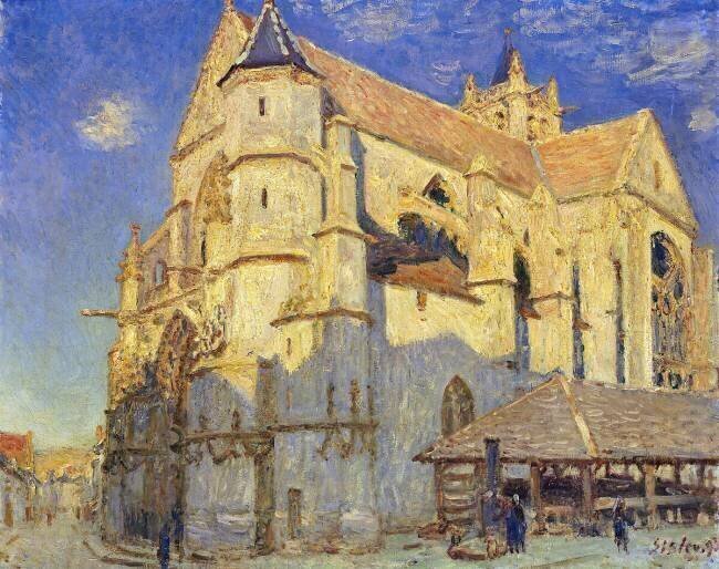 The Church at Moret Alfred Sisley
