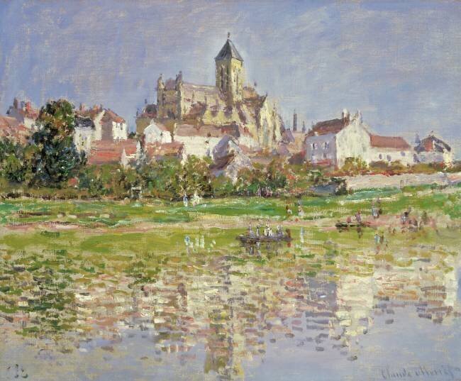 The Church at Vetheuil Claude Monet