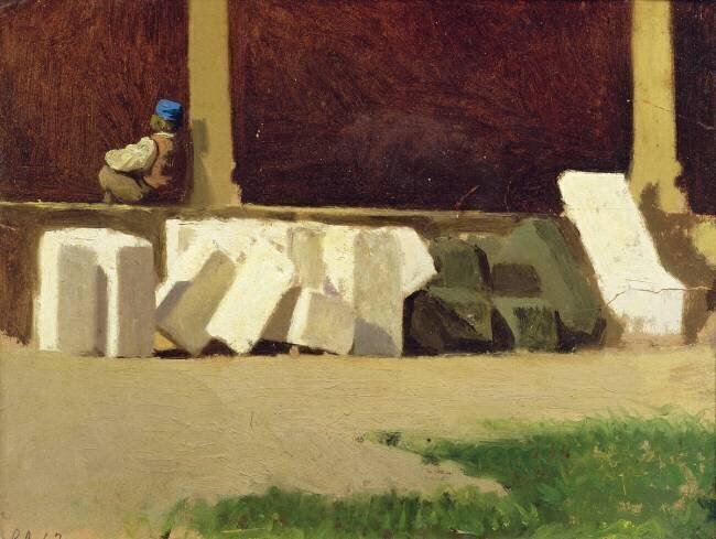 The Cloister Giuseppe Abbati