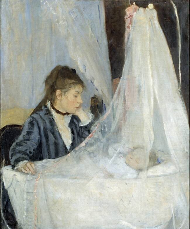 The cradle  Berthe Morisot