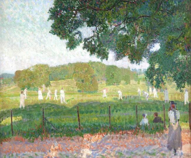 The Cricket Match Spencer Frederick Gore