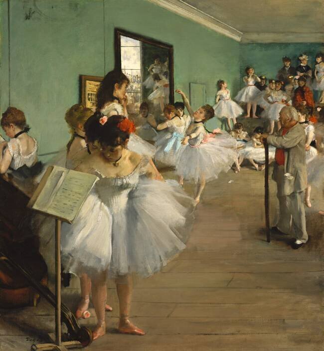 The Dance Class Edgar Degas