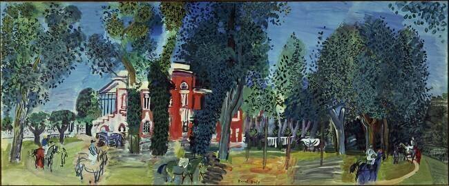 The Deauville Paddock Raoul Dufy