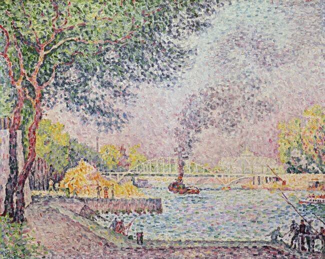 The Debilly Footbridge Paul Signac
