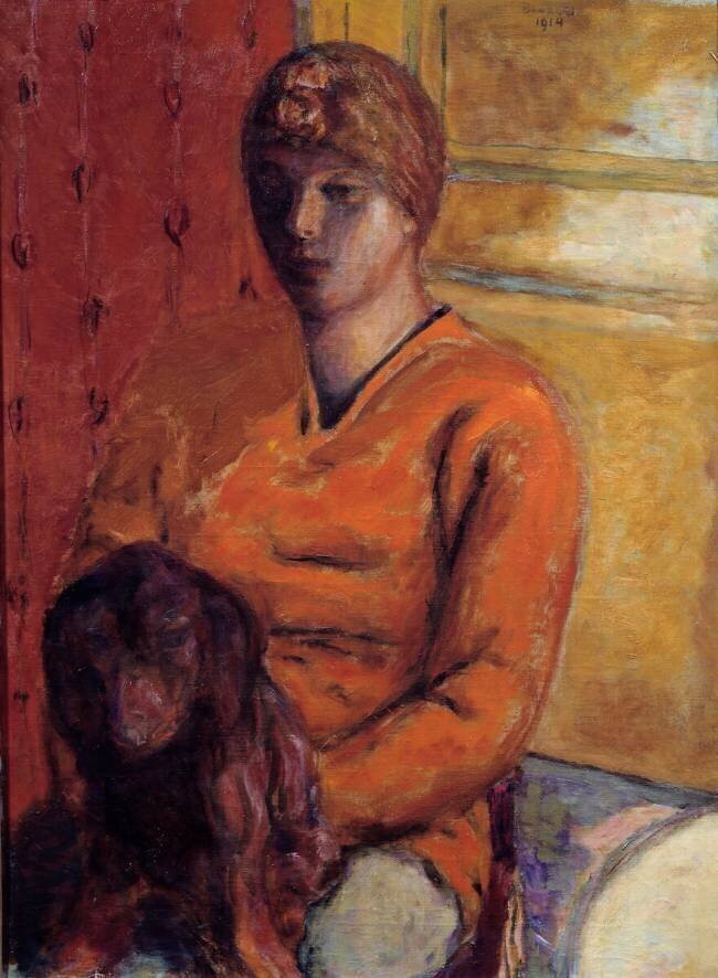The dog woman Pierre Bonnard