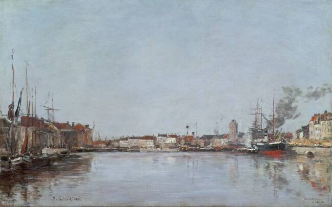 The Dutch Dock Eugène Boudin
