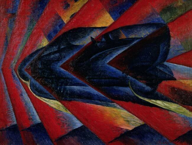 The Dynamism of an Automobile, 1911 (oil on canvas) Luigi Russolo