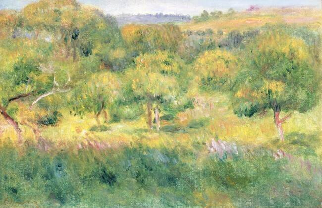 The edge of a forest in Brittany Auguste Renoir