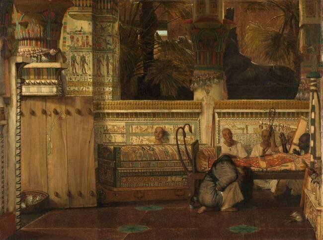 The Egyptian Widow Lawrence Alma-Tadema