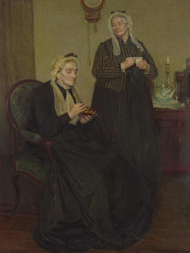 The Elderly Spinsters Richard Emil Miller