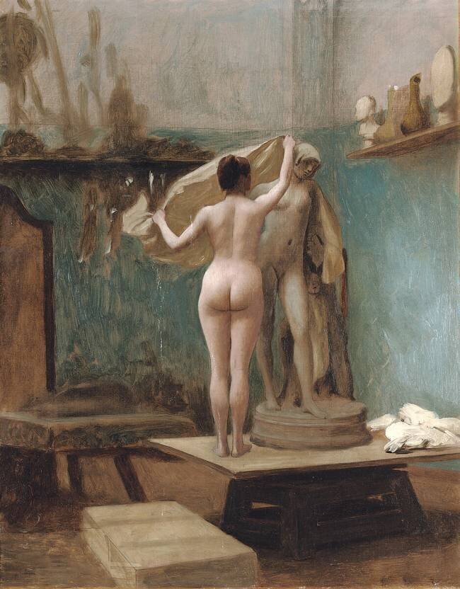 The End of the Sitting Jean-Léon Gérôme