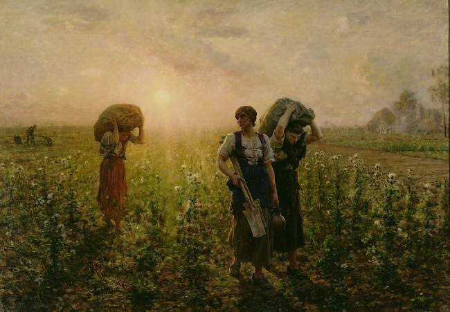 The End of the Working Day Jules Breton
