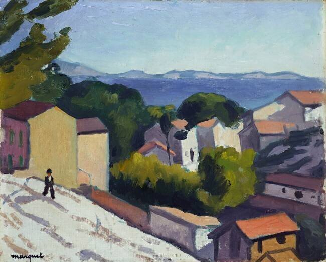 The Estaque road Albert Marquet