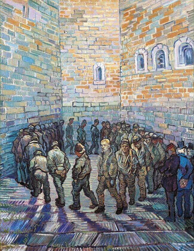 The Exercise Yard Vincent van Gogh