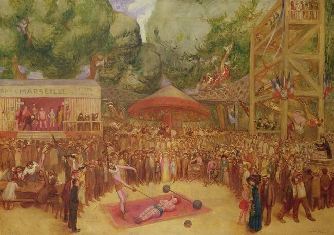 The Fair at Saint-Cloud Jean Veber