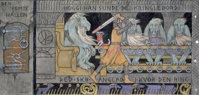 The fifth Hall - Munthe Gerhard Munthe