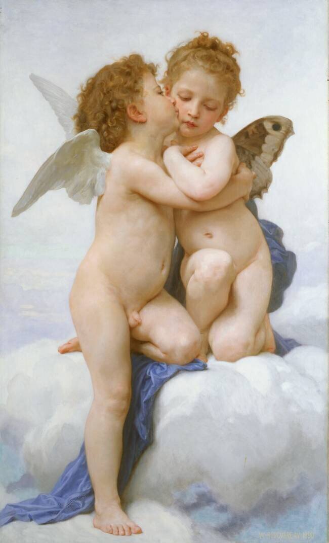 The First Kiss William Bouguereau