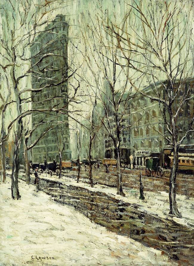 The Flatiron Building Ernest Lawson
