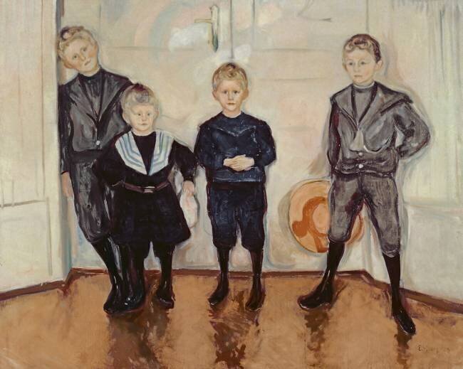 The four sons of Dr. Max Linde Edvard Munch