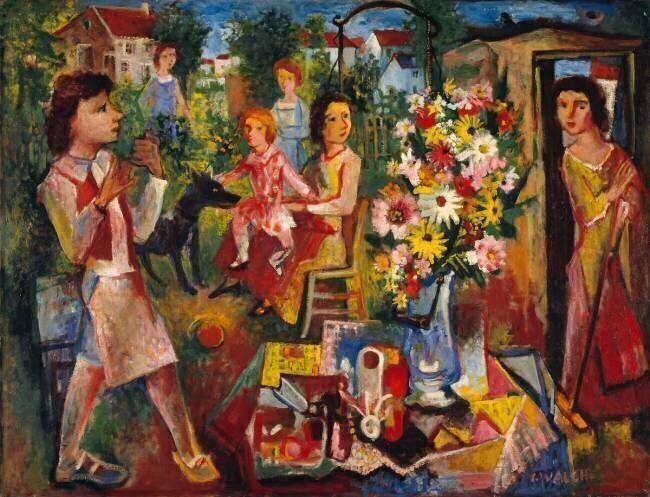 The garden Charles Walch
