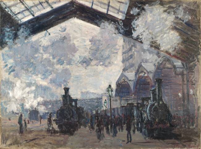 The Gare St-Lazare Claude Monet