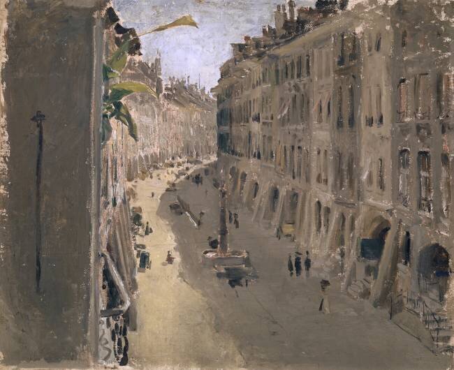 The Gerechtigkeitsgasse in Bern Albert Anker