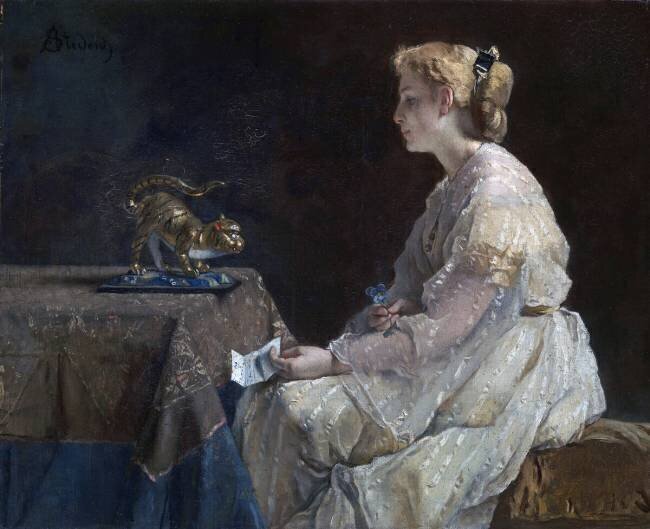 The gift Alfred Stevens