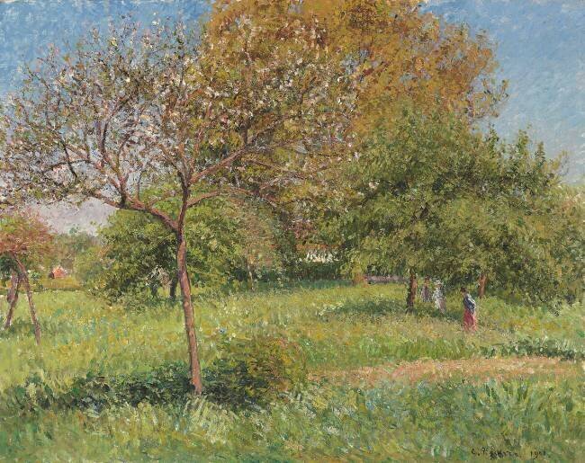 The Great Walnut Tree Camille Pissarro