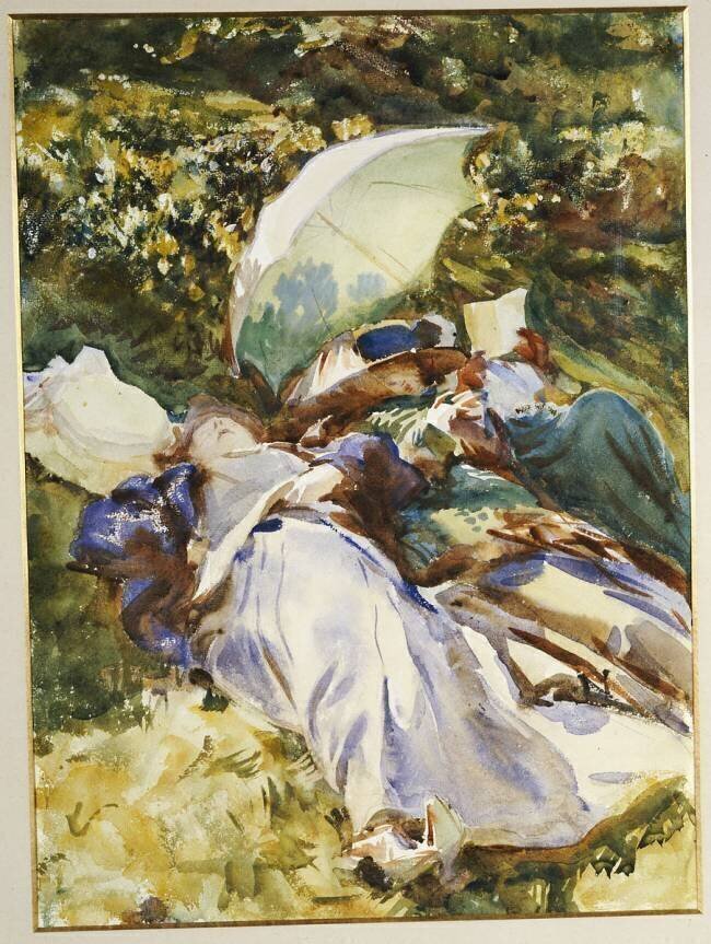 The Green Parasol John Singer Sargent
