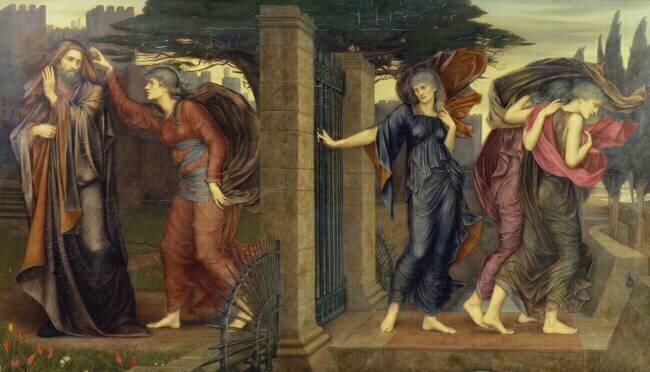 The Grey Sisters Evelyn de Morgan