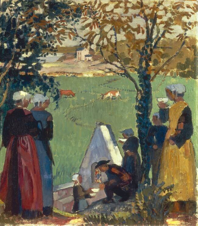 The holy spring in Guidel Maurice Denis