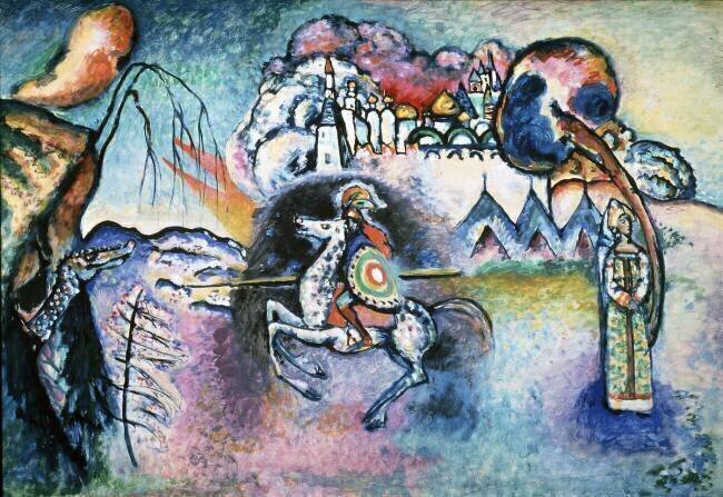 The horseman Wassily Kandinsky