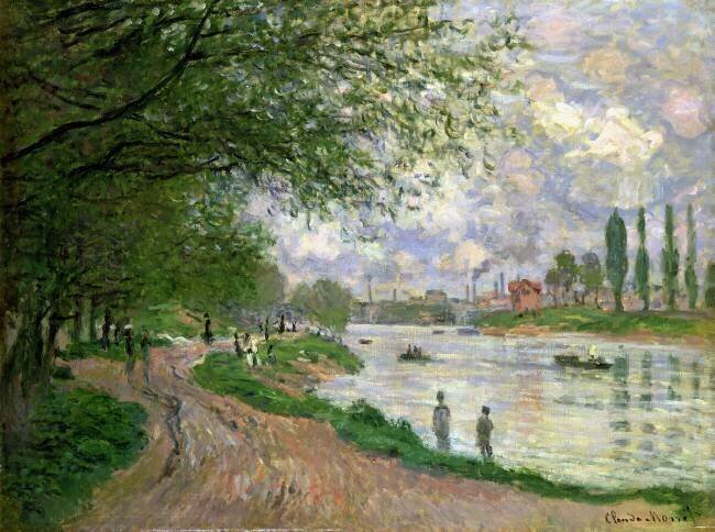 The Island of La Grande Jatte Claude Monet
