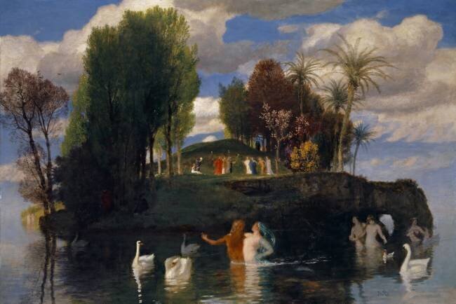 The island of life Arnold Böcklin