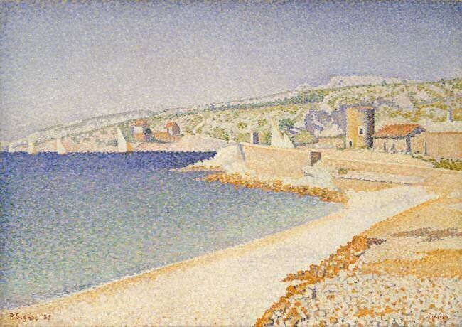 The Jetty at Cassis Paul Signac