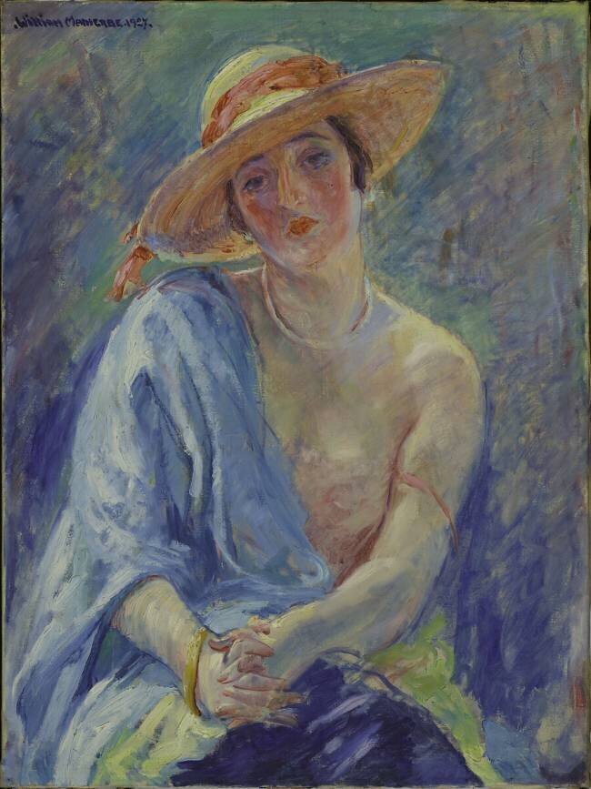 The Lady in the Pink Hat William Malherbe