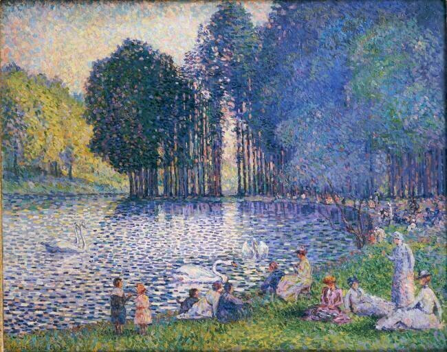 The Lake in the Bois de Boulogne Henri-Edmond Cross